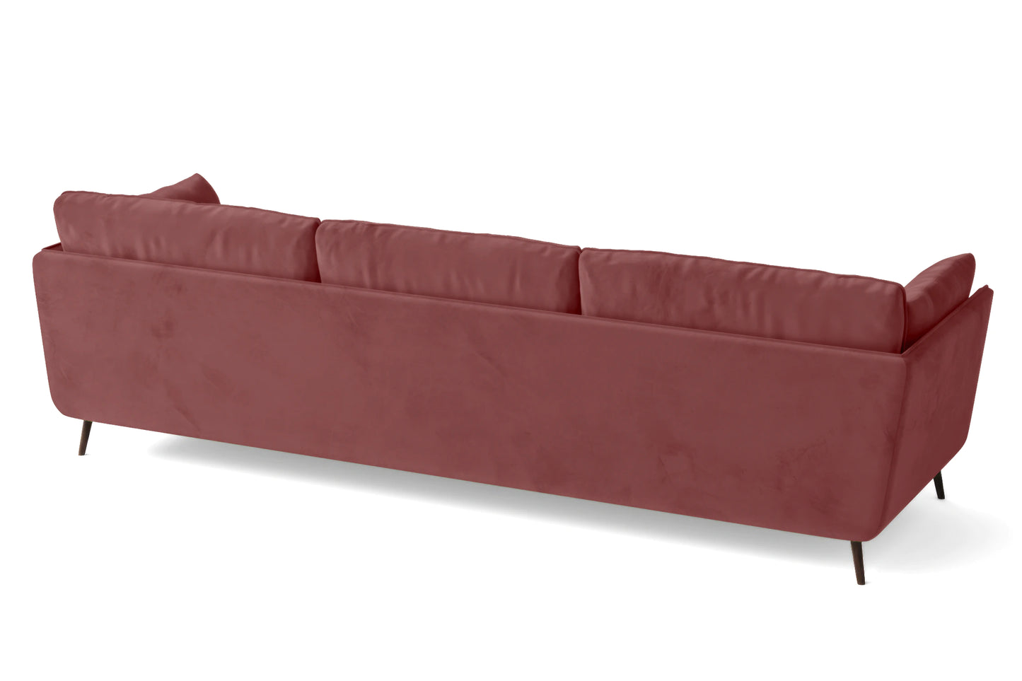 Bologna 4 Seater Sofa Pink Velvet