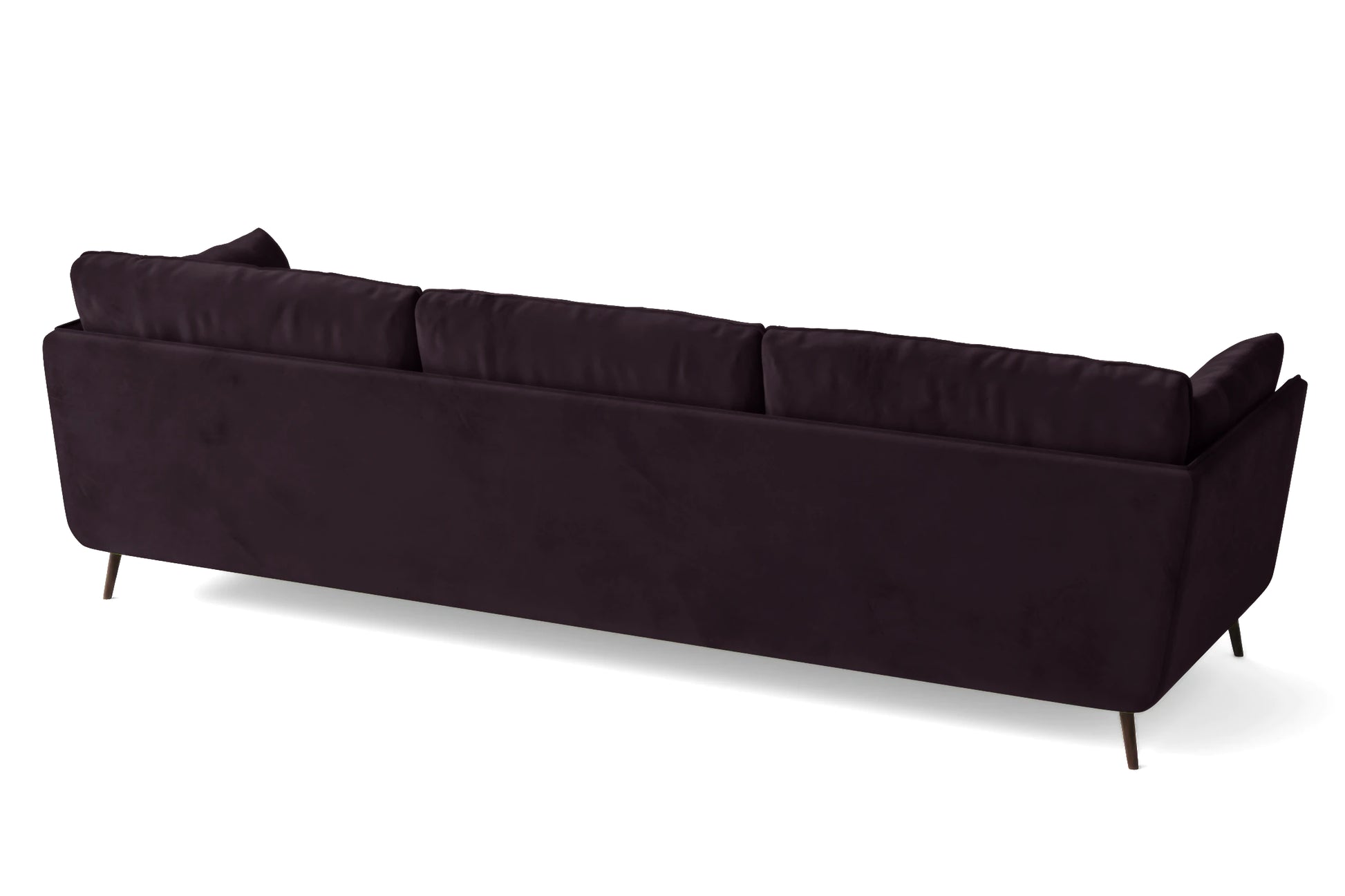 Bologna 4 Seater Sofa Purple Velvet