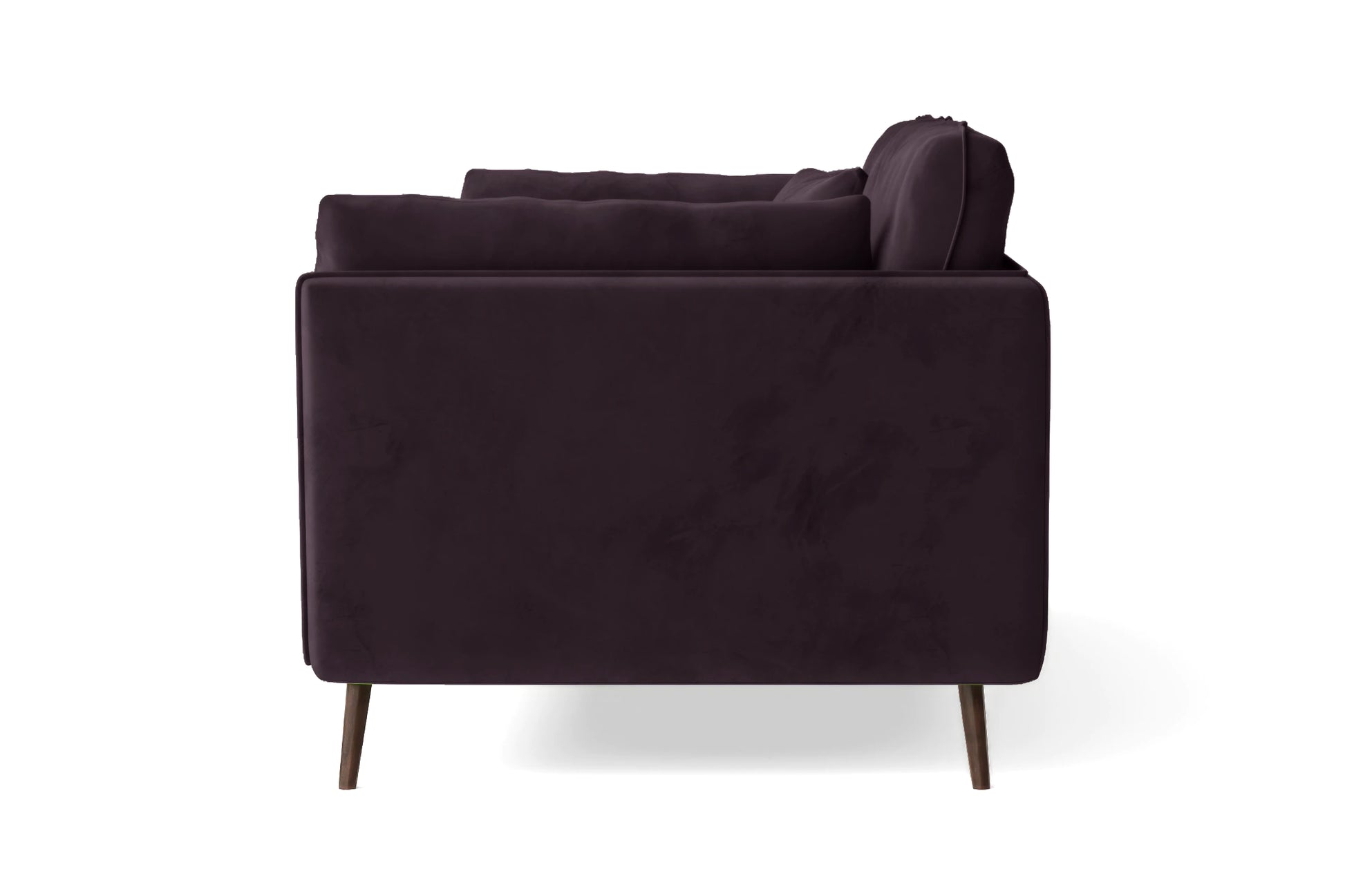 Bologna 4 Seater Sofa Purple Velvet