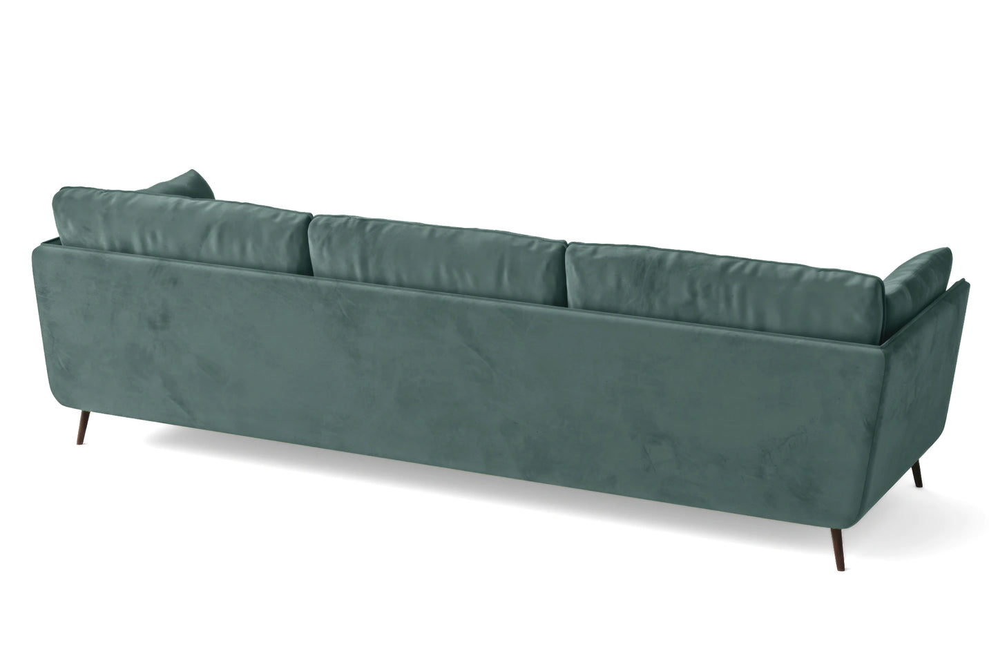 Bologna 4 Seater Sofa Teal Velvet