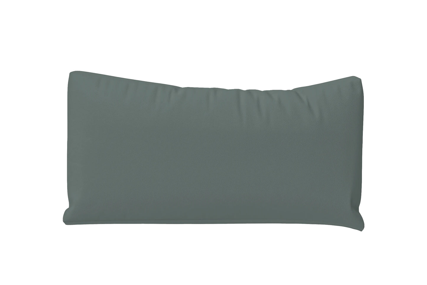 Bolster Cushions 55 x 20 cm Dusky Turquoise Leather