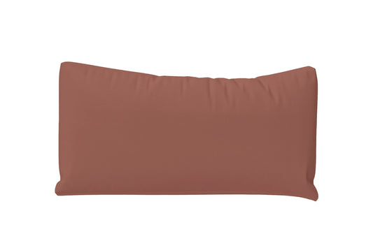 Bolster Cushions 55 x 20 cm Mauve Leather