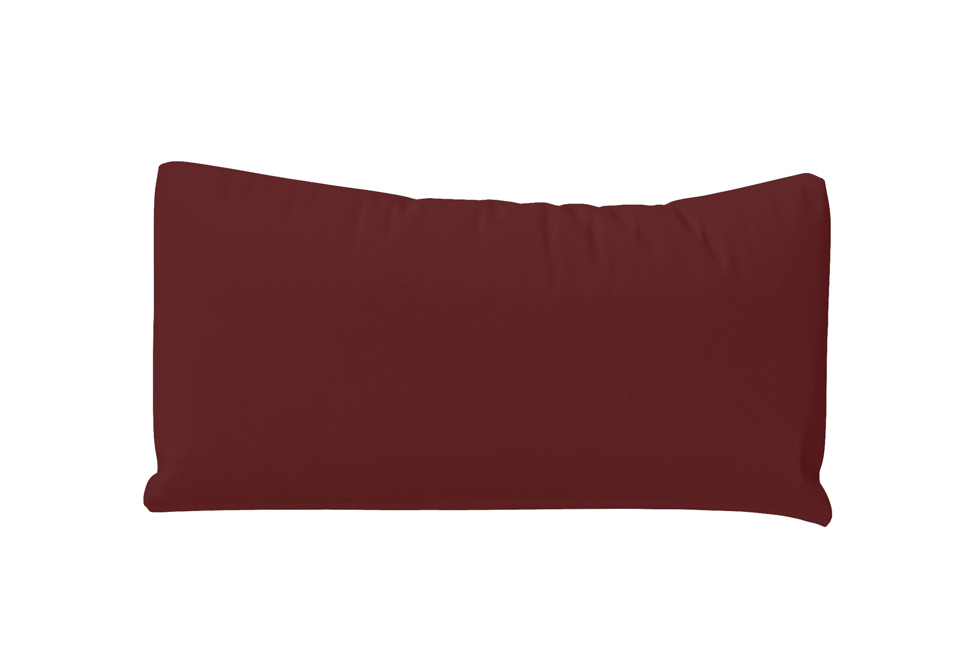 Bolster Cushions 55 x 20 cm Red Leather