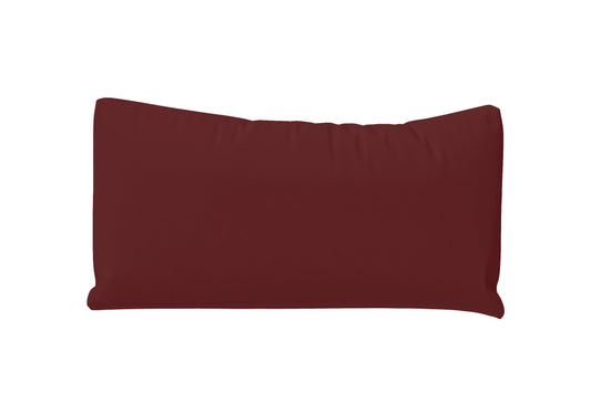 Bolster Cushions 55 x 20 cm Red Leather