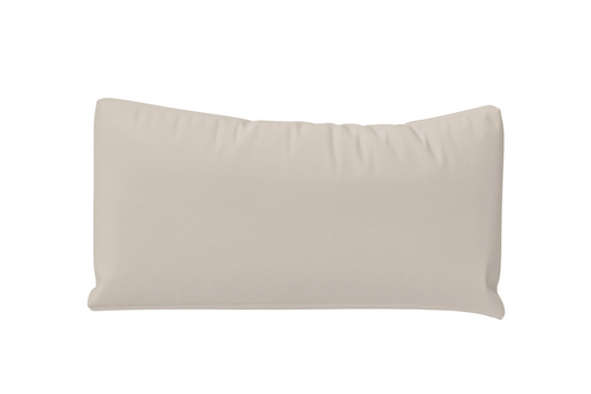 Bolster Cushions 55 x 20 cm Sand Leather