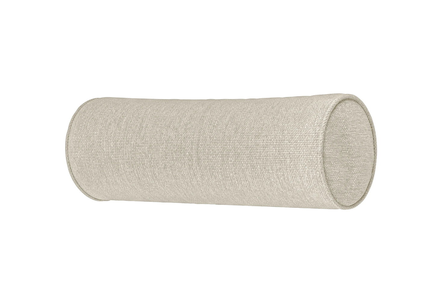 Bolster Cushions 55 x 20 cm Cream Linen Fabric