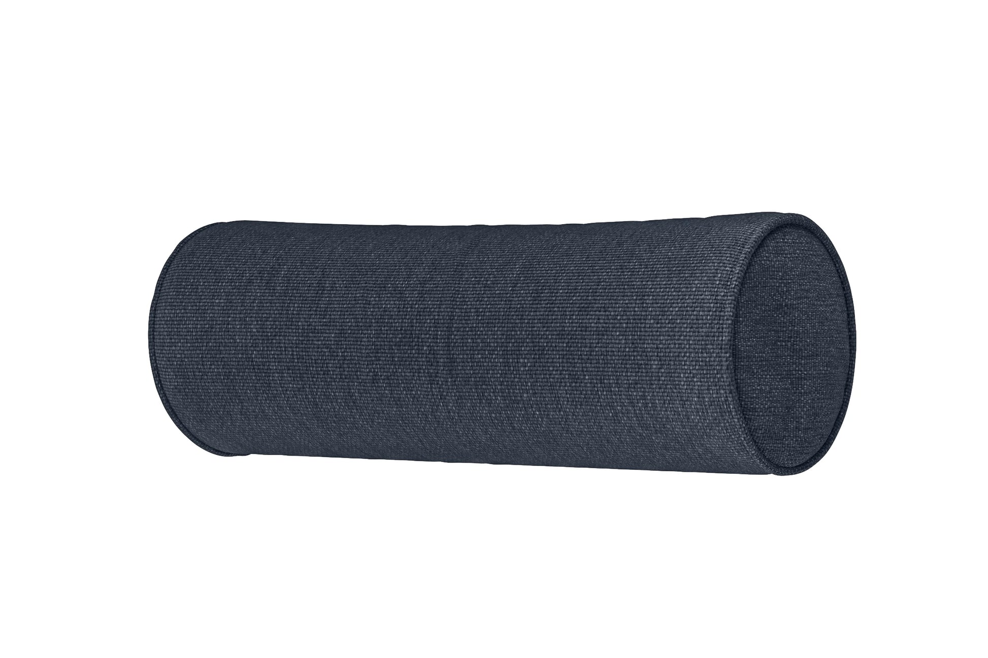 Bolster Cushions 55 x 20 cm Dark Blue Linen Fabric