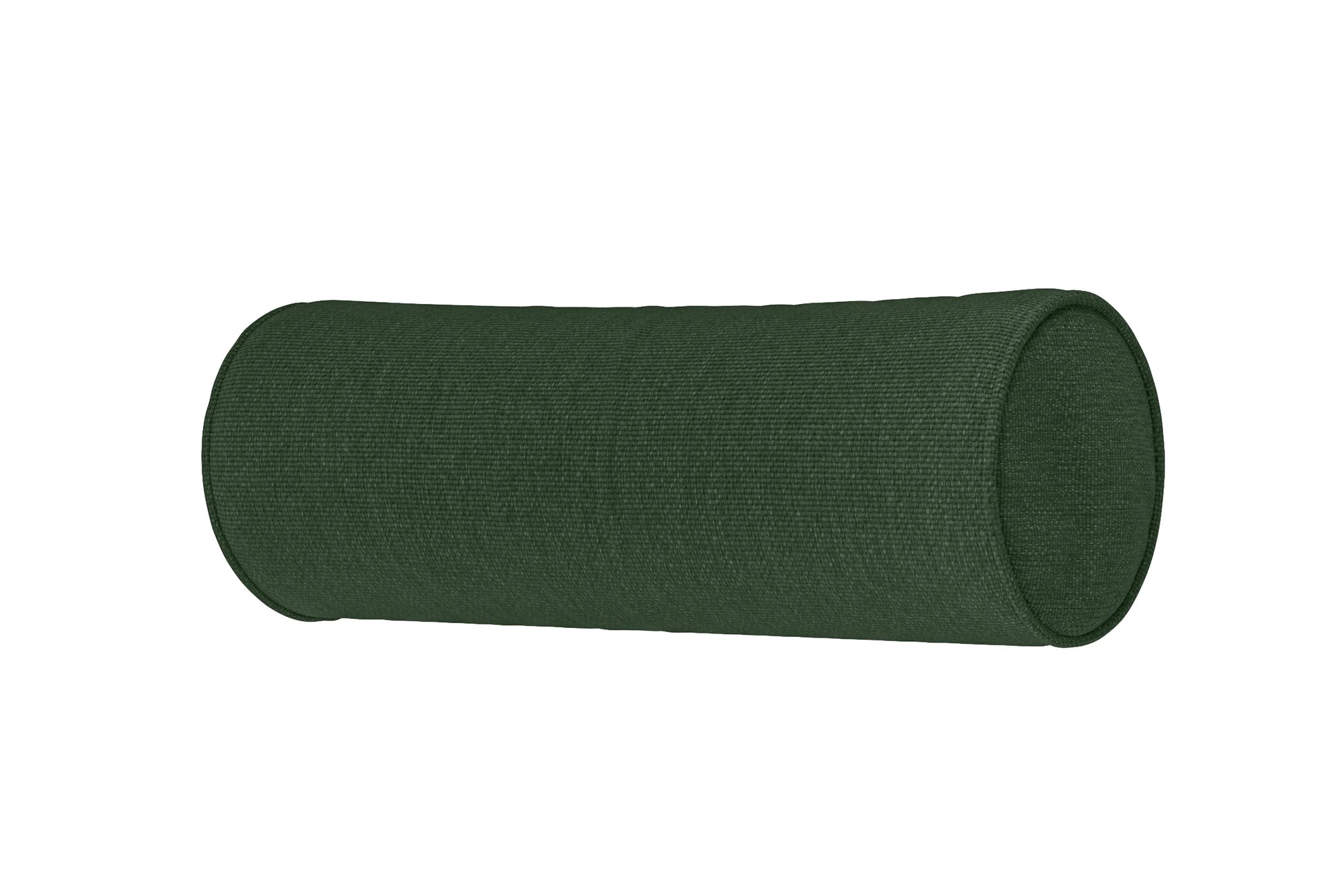 Bolster Cushions 55 x 20 cm Forest Green Linen Fabric