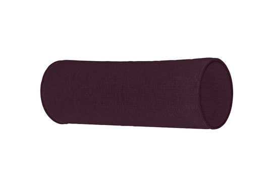 Bolster Cushions 55 x 20 cm Purple Linen Fabric