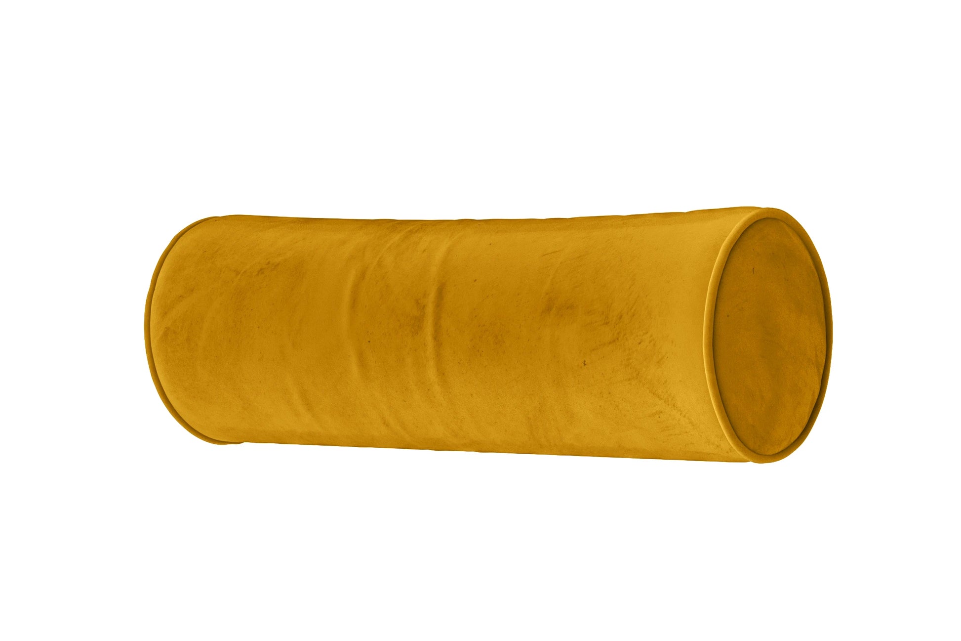 Bolster Cushions 55 x 20 cm Yellow Velvet