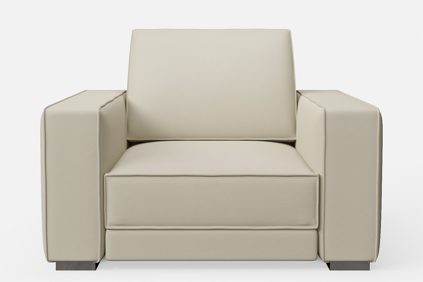 Bolzano Armchair Cream Leather