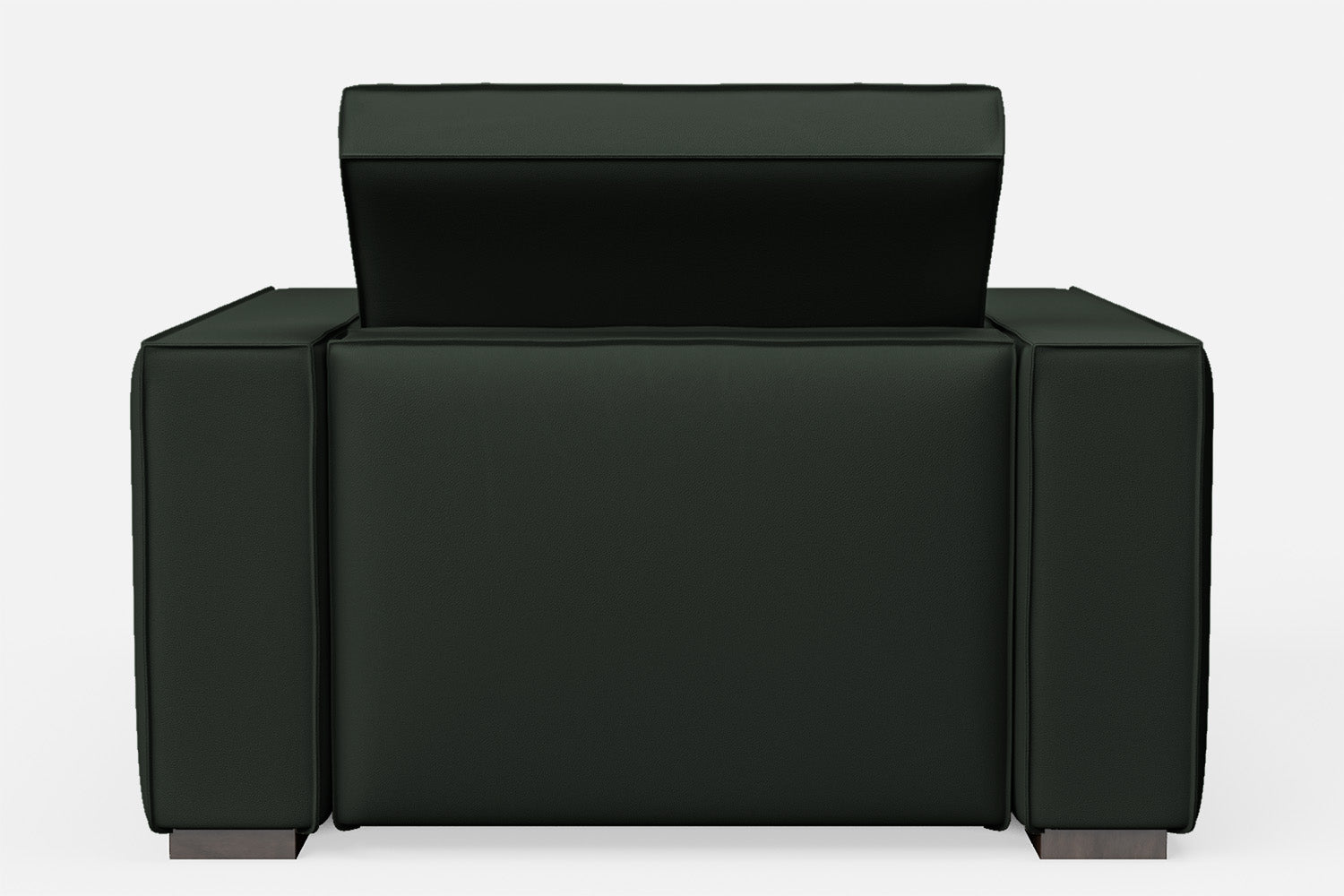 Bolzano Armchair Green Leather