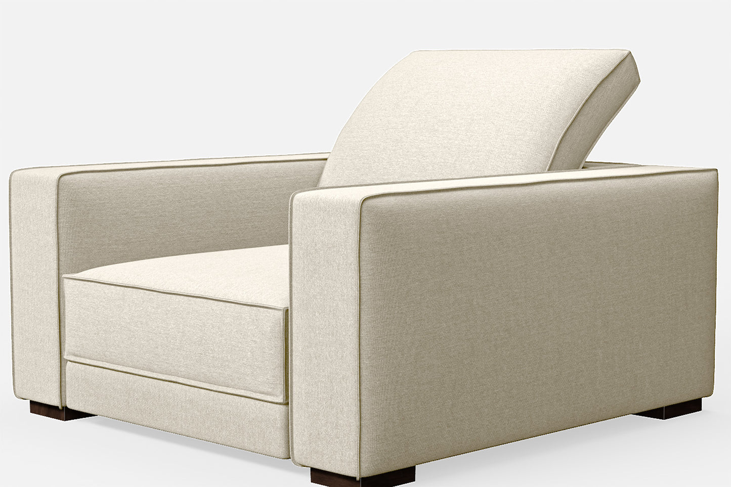 Bolzano Armchair Cream Linen Fabric