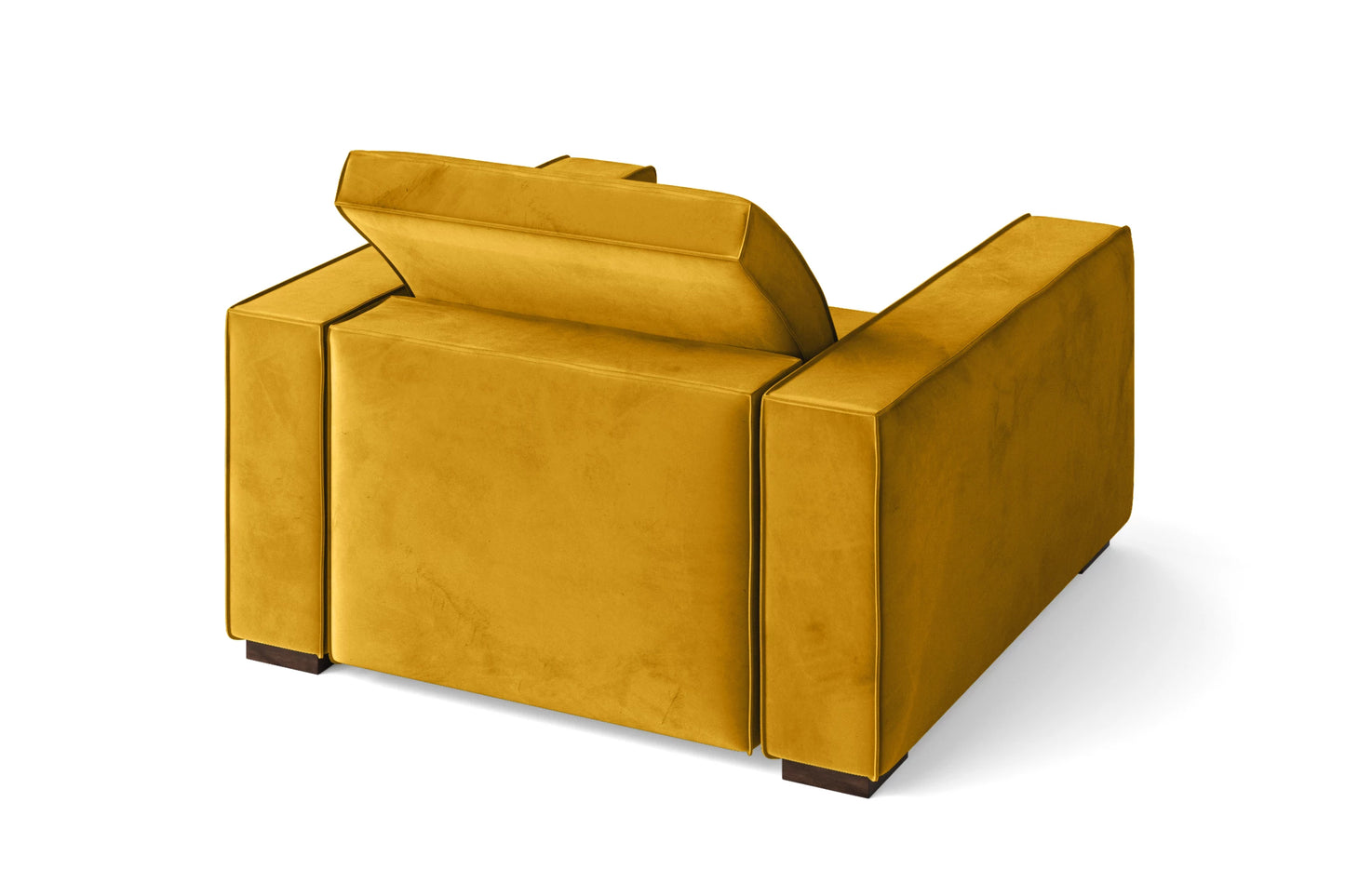 Bolzano Armchair Yellow Velvet