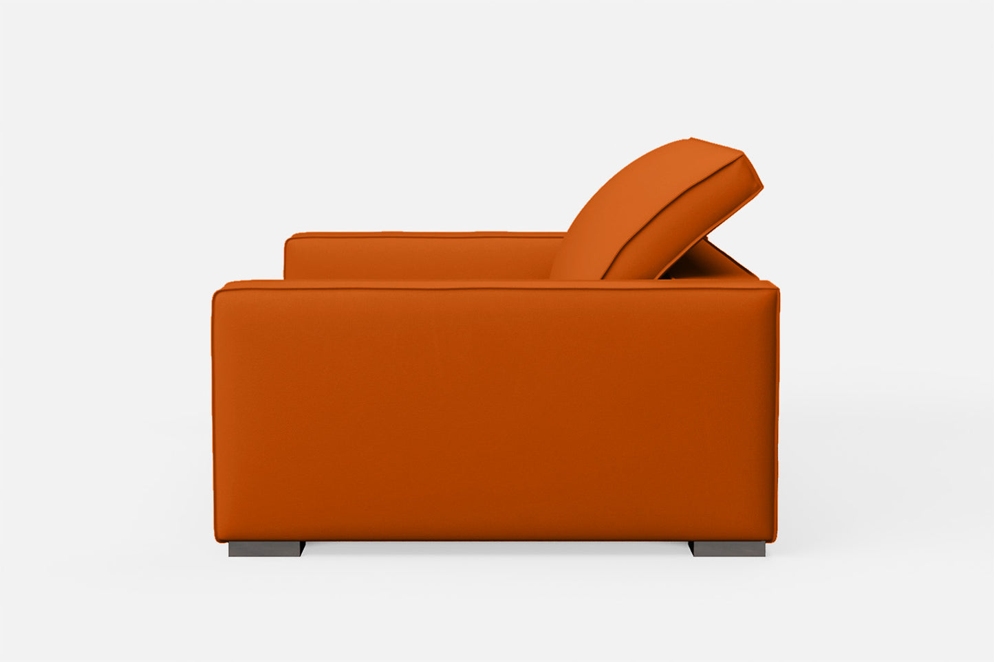 Bolzano 2 Seater Sofa Orange Leather