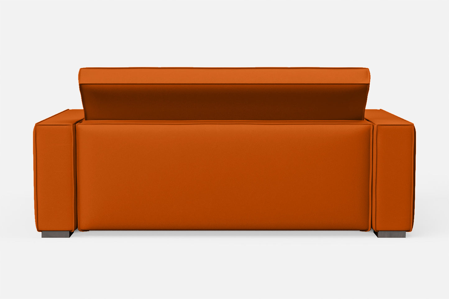 Bolzano 2 Seater Sofa Orange Leather