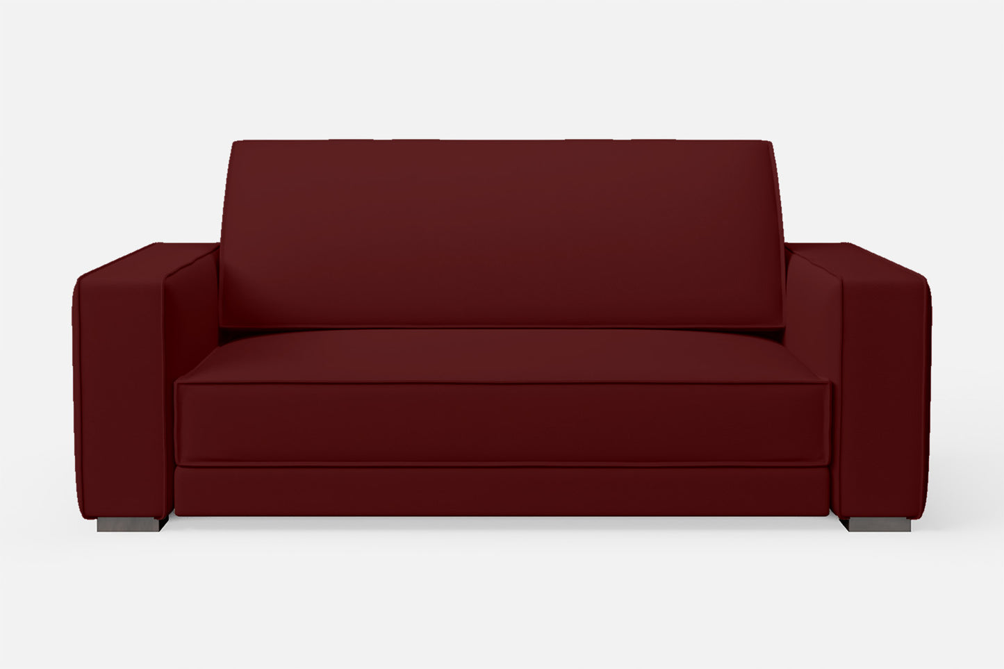 Bolzano 2 Seater Sofa Red Leather