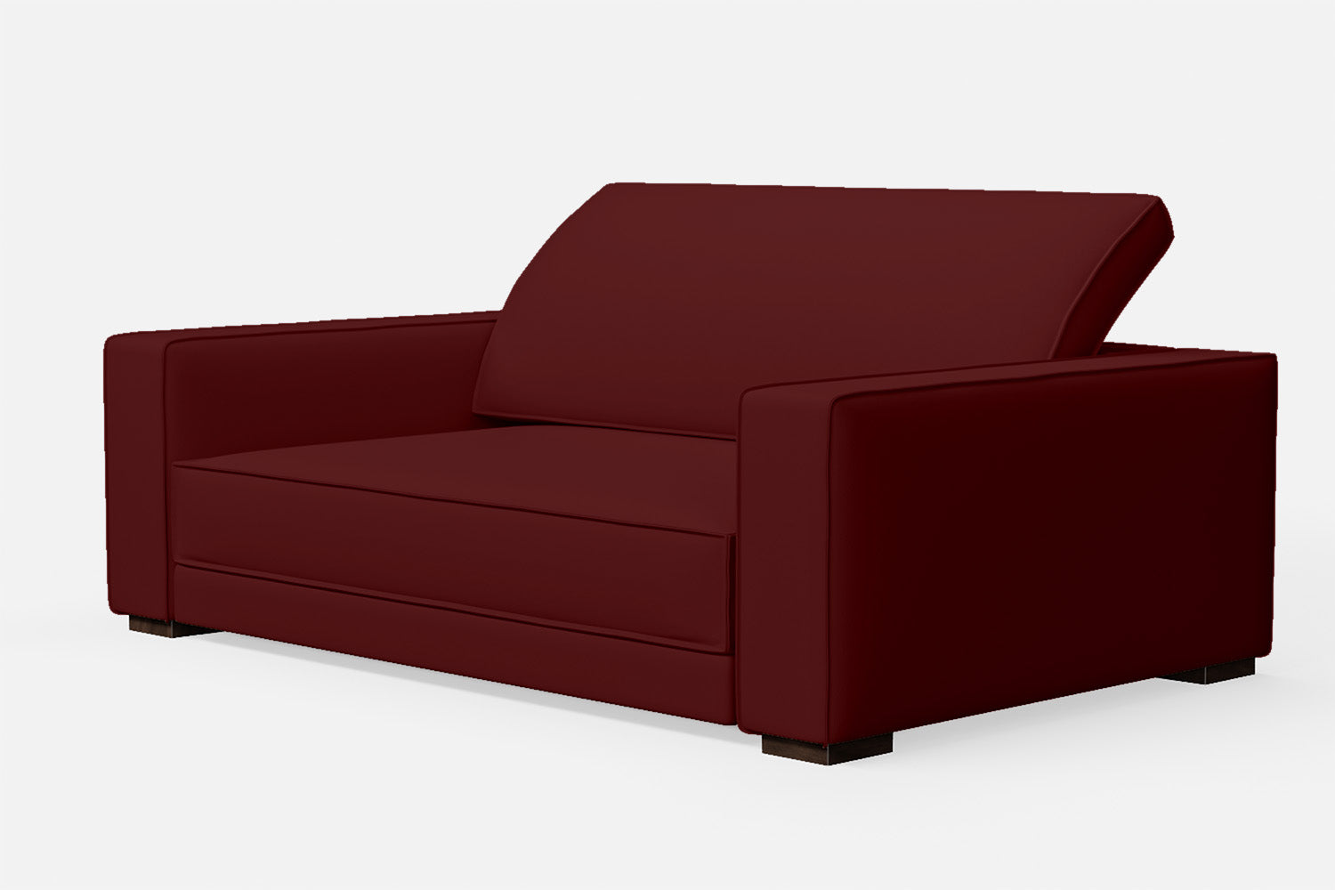 Bolzano 2 Seater Sofa Red Leather