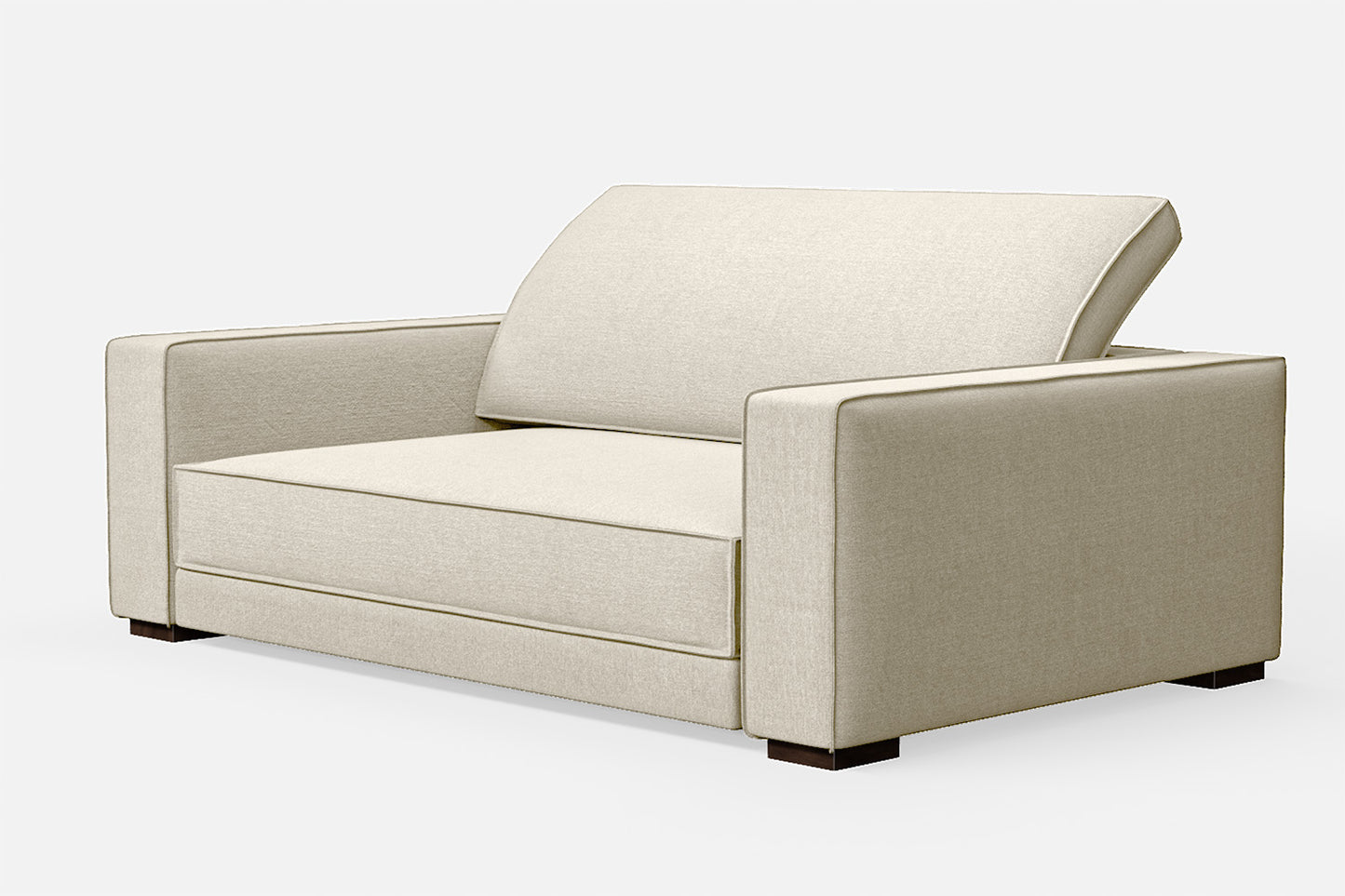 Bolzano 2 Seater Sofa Cream Linen Fabric