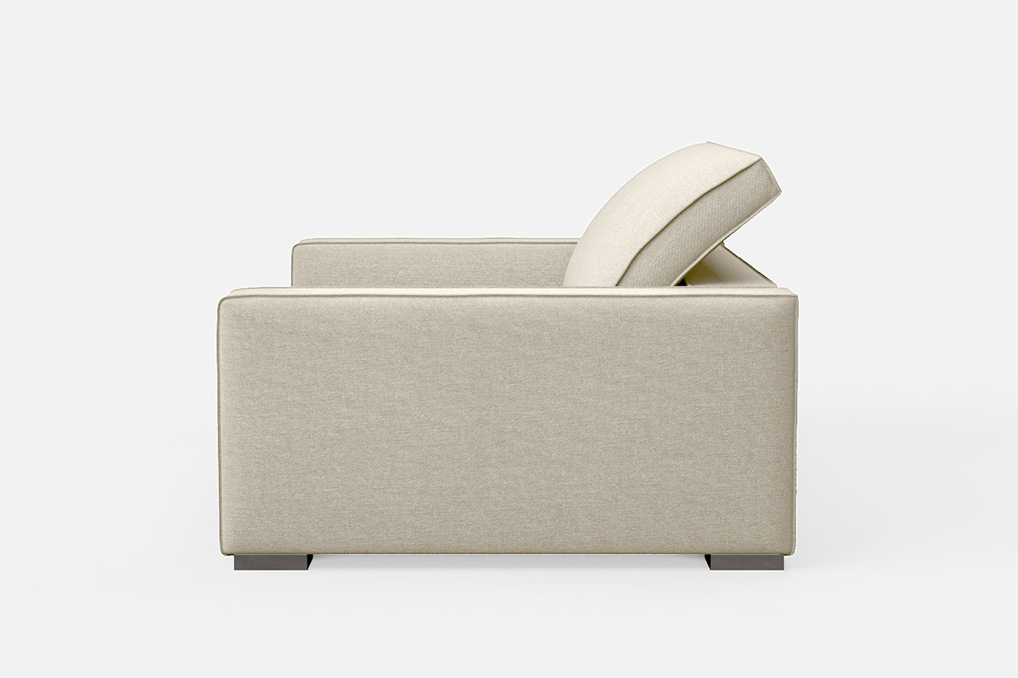 Bolzano 2 Seater Sofa Cream Linen Fabric