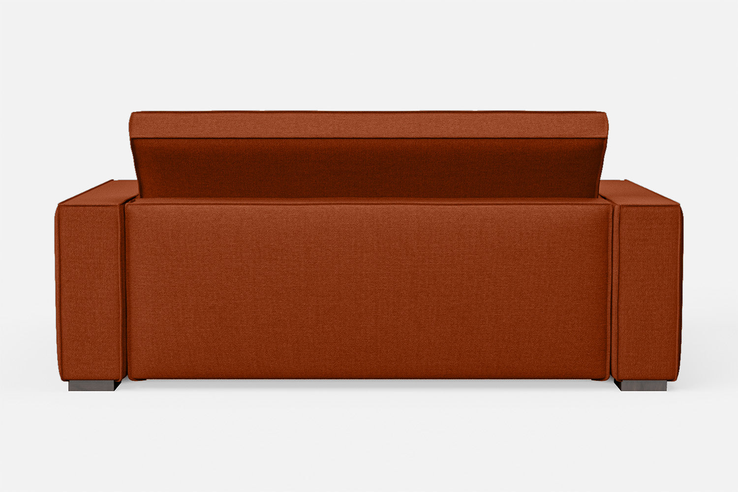 Bolzano 2 Seater Sofa Orange Linen Fabric