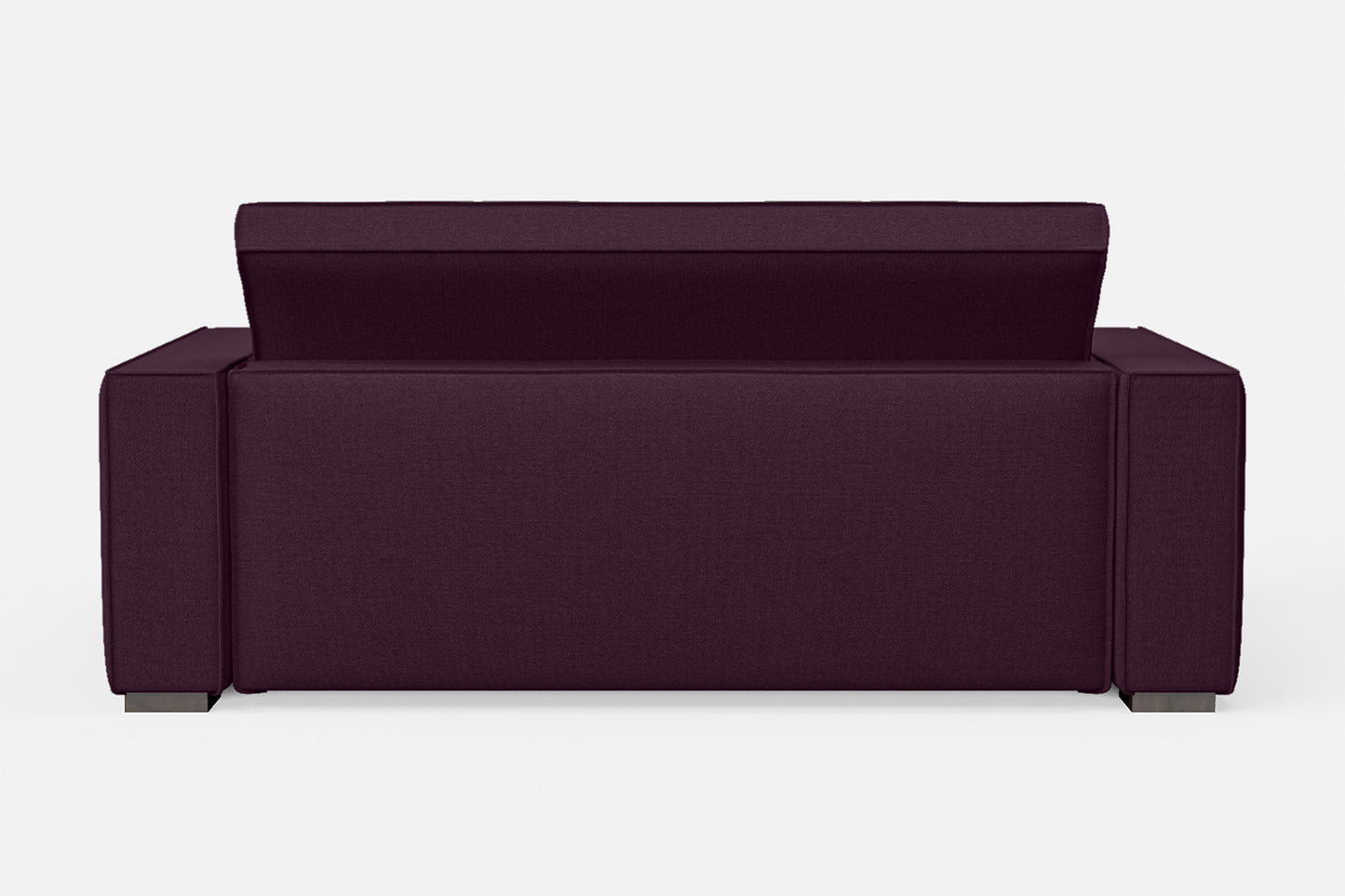 Bolzano 2 Seater Sofa Purple Linen Fabric