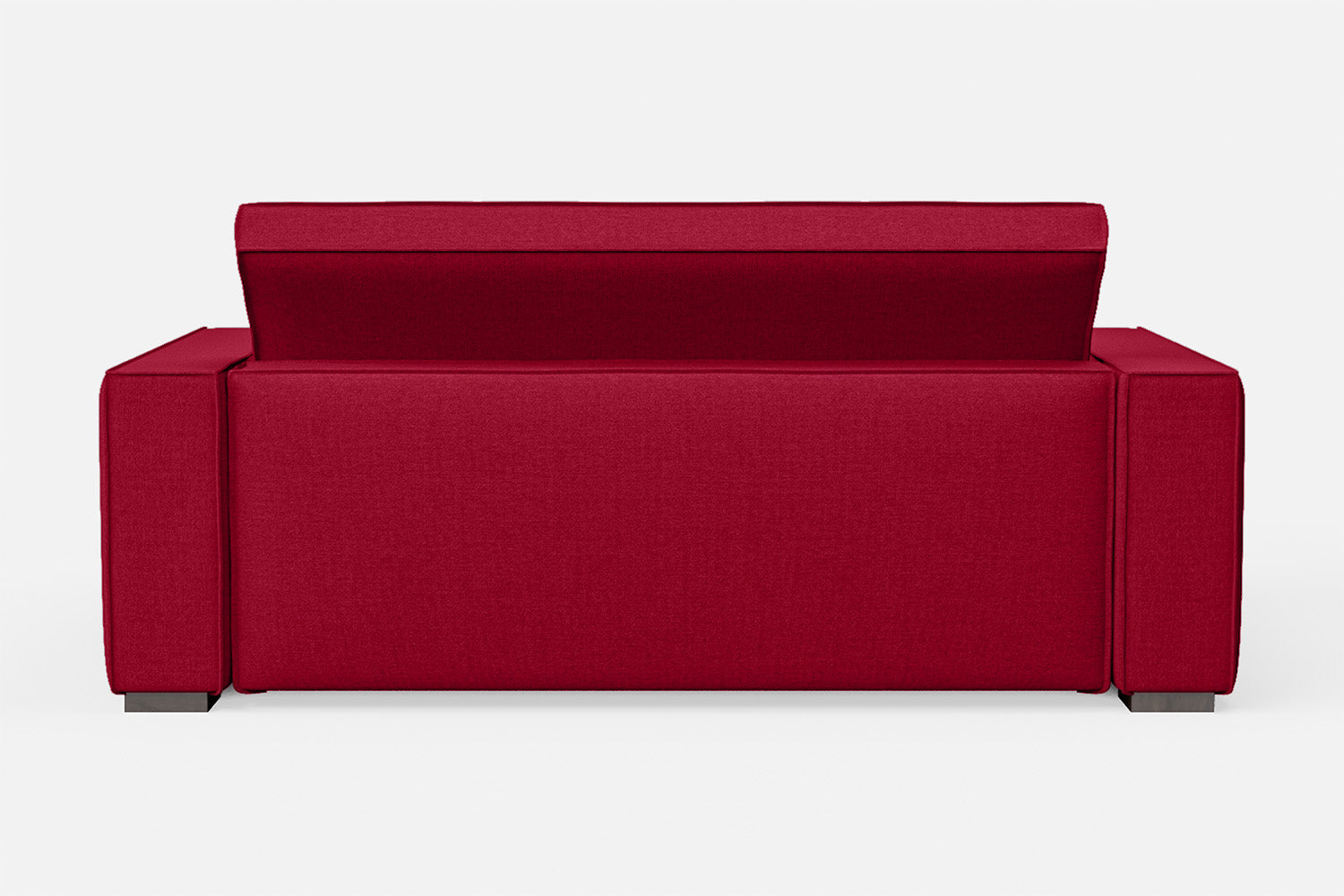 Bolzano 2 Seater Sofa Red Linen Fabric