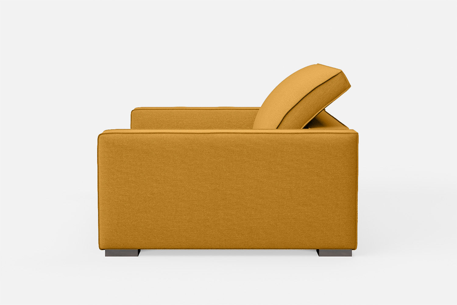 Bolzano 2 Seater Sofa Yellow Linen Fabric