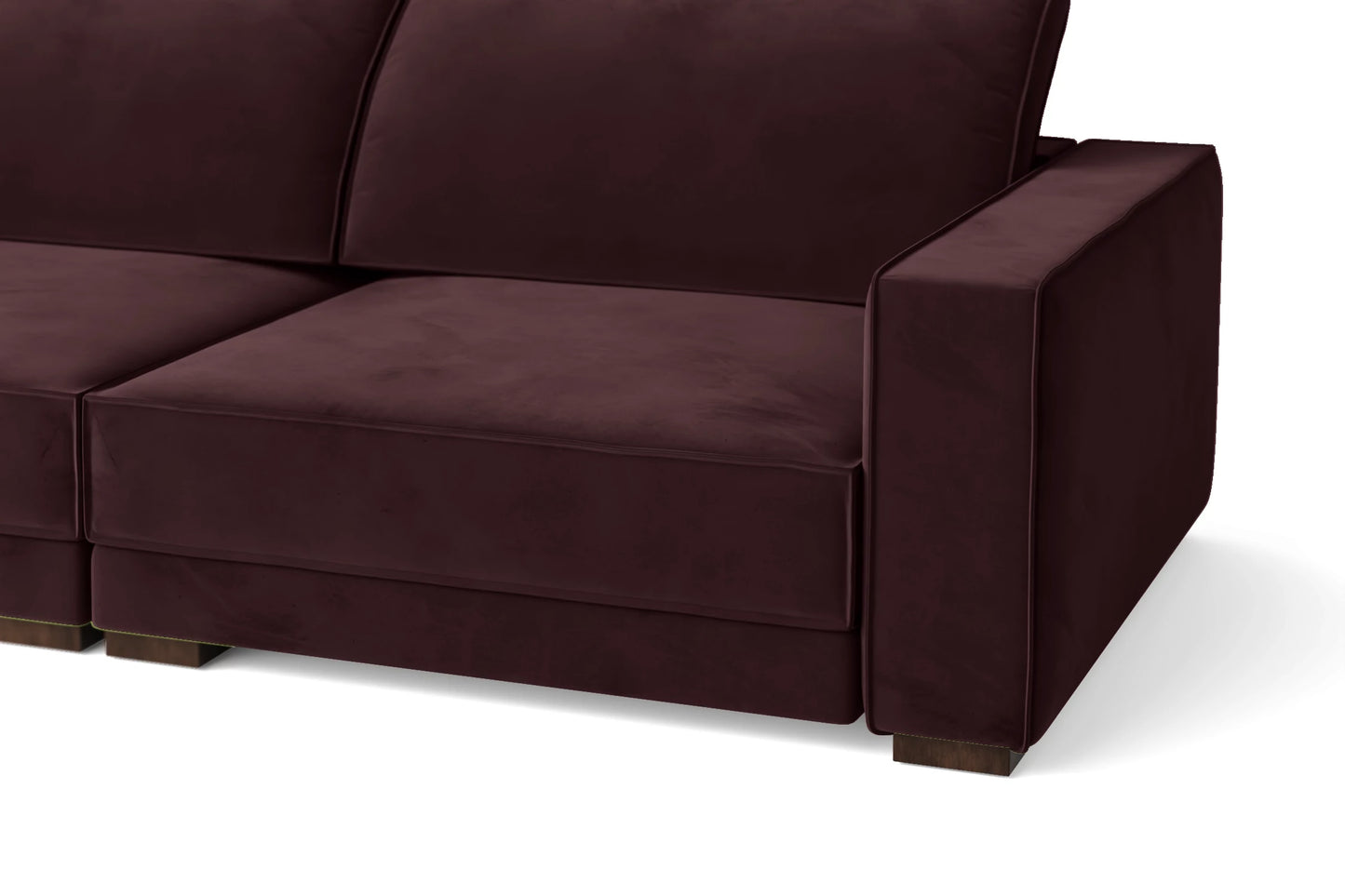 Bolzano 2 Seater Sofa Grape Velvet