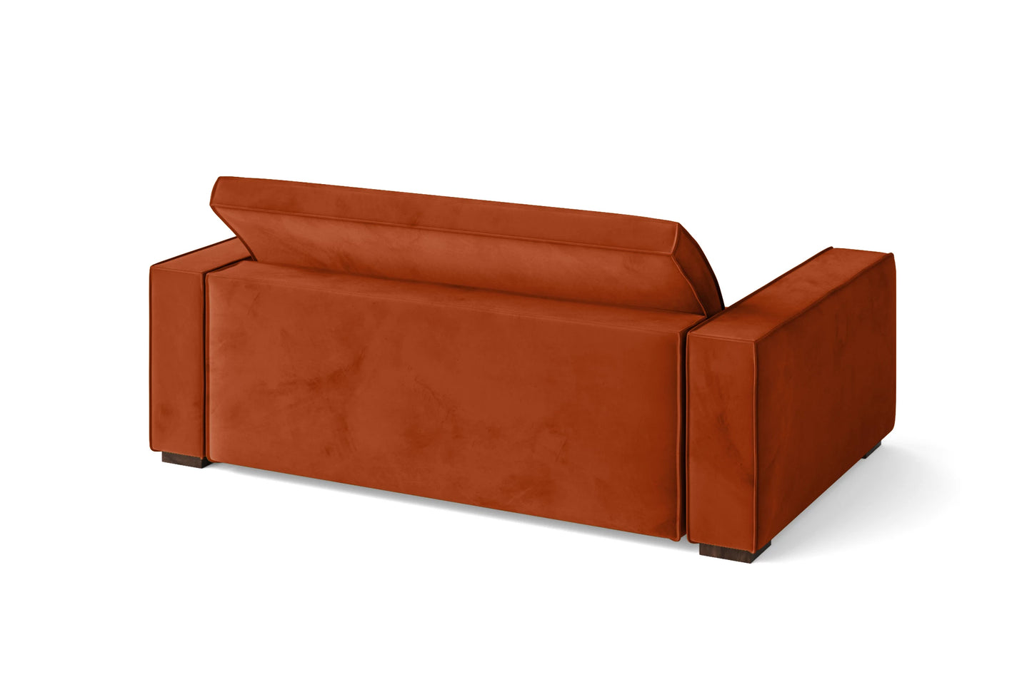 Bolzano 2 Seater Sofa Orange Velvet