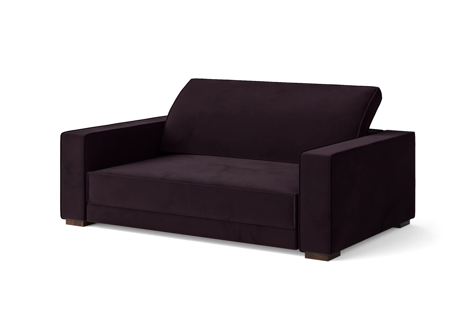 Bolzano 2 Seater Sofa Purple Velvet