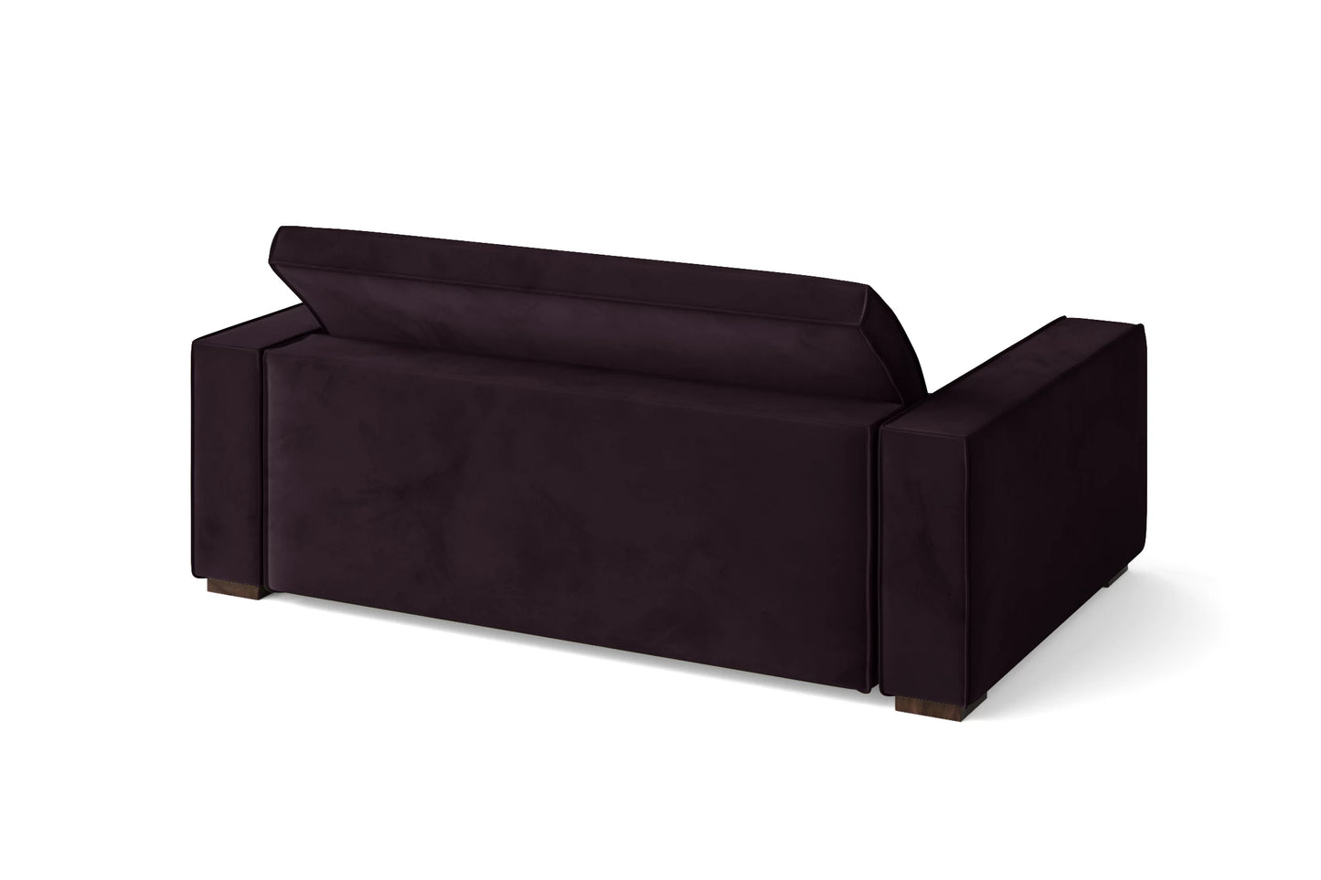 Bolzano 2 Seater Sofa Purple Velvet