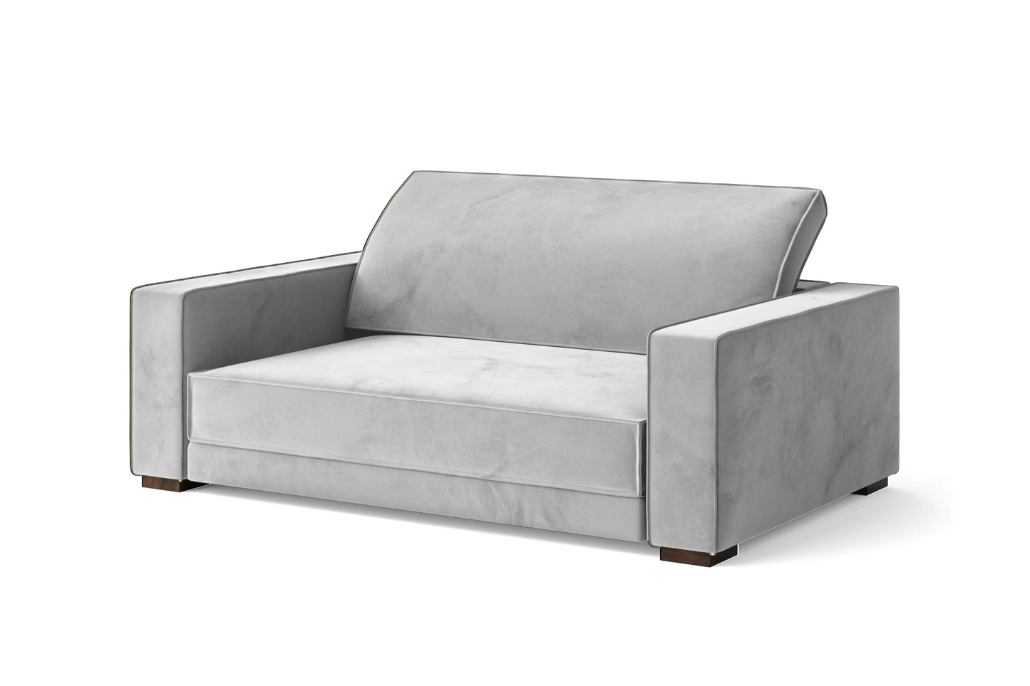 Bolzano 2 Seater Sofa White Velvet