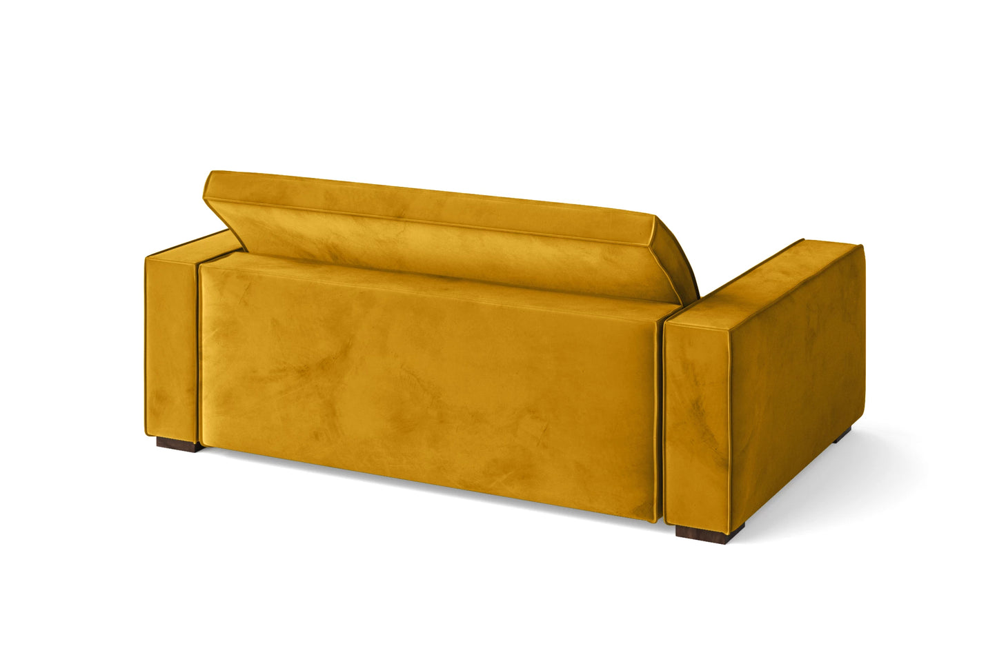 Bolzano 2 Seater Sofa Yellow Velvet