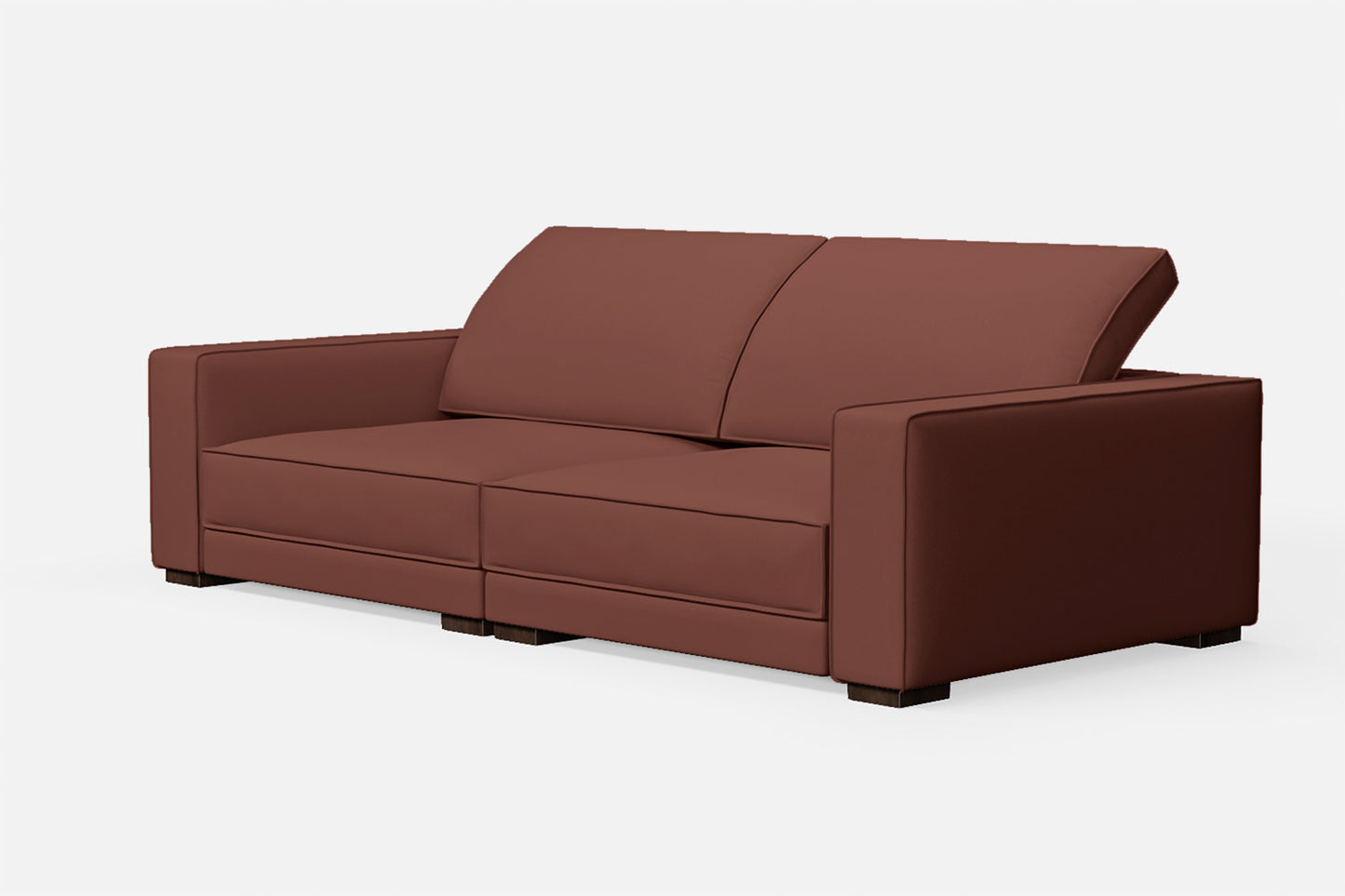 Bolzano 3 Seater Sofa Mauve Leather