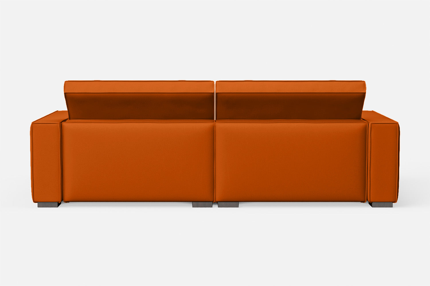 Bolzano 3 Seater Sofa Orange Leather