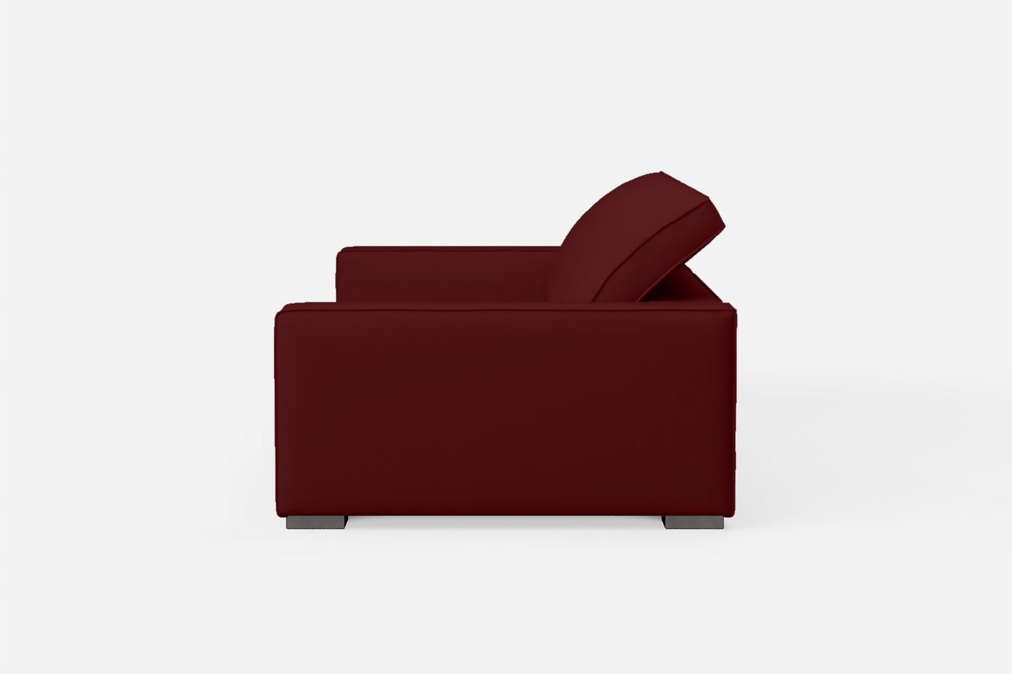 Bolzano 3 Seater Sofa Red Leather