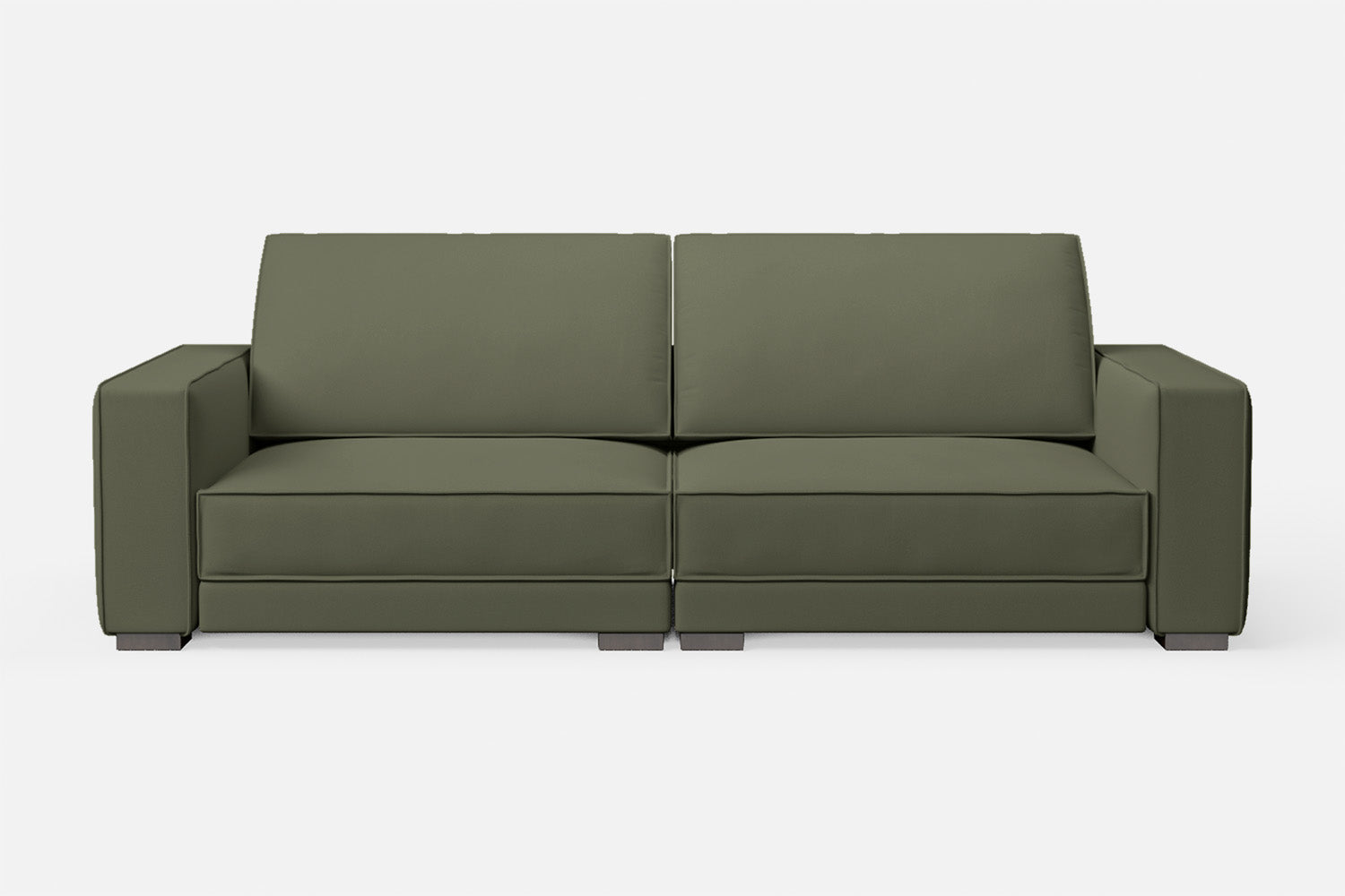 Bolzano 3 Seater Sofa Sage Leather