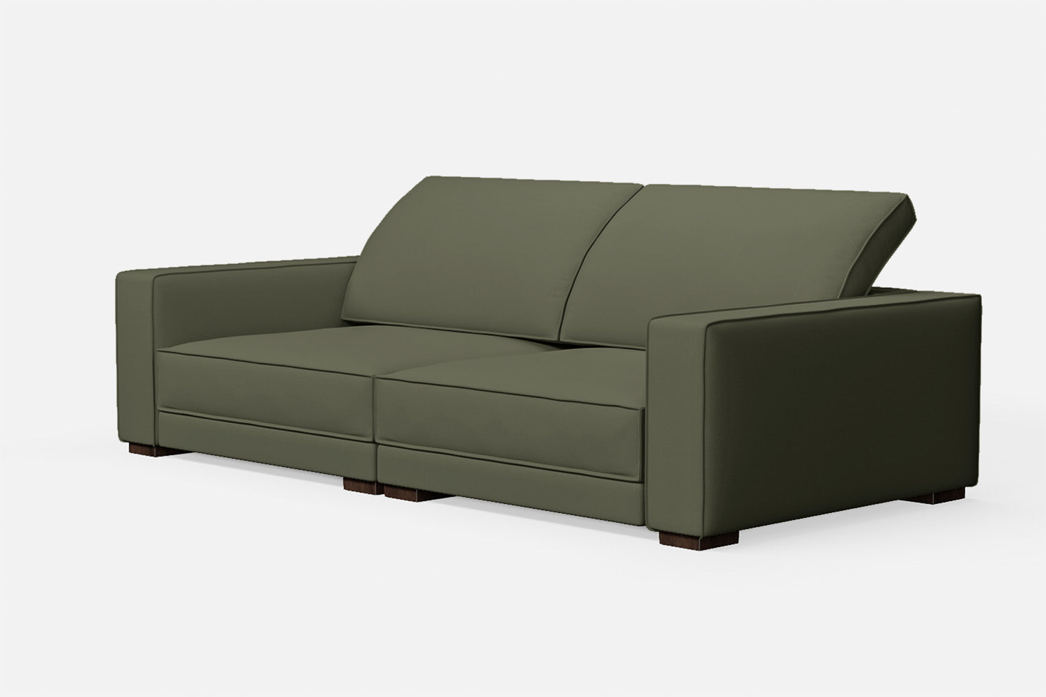 Bolzano 3 Seater Sofa Sage Leather