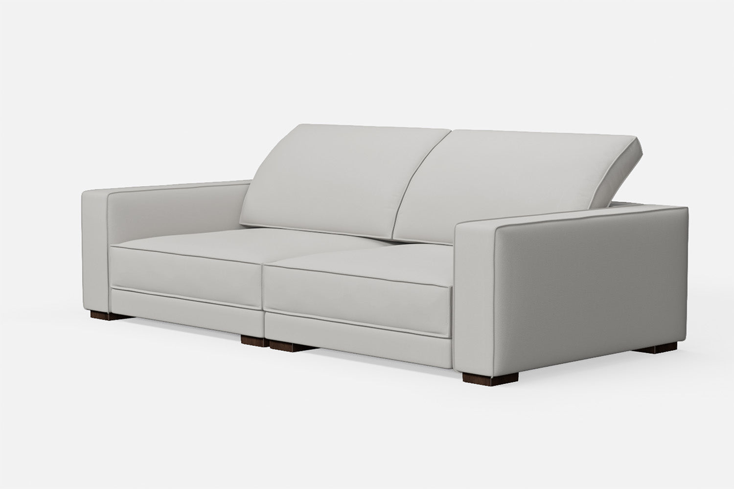 Bolzano 3 Seater Sofa White Leather