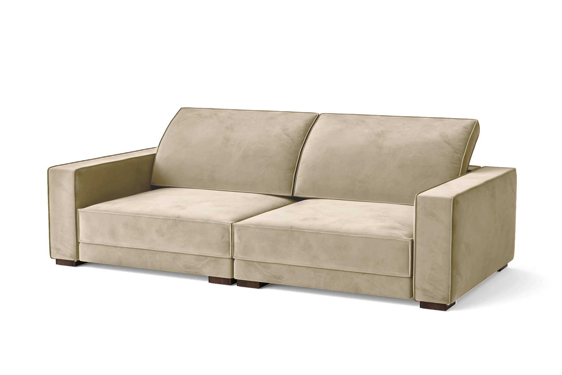 Bolzano 3 Seater Sofa Cream Velvet