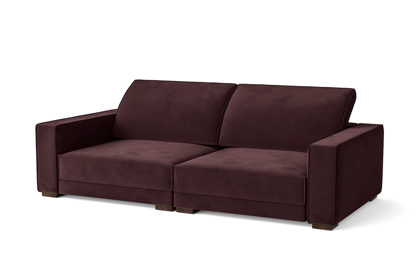 Bolzano 3 Seater Sofa Grape Velvet