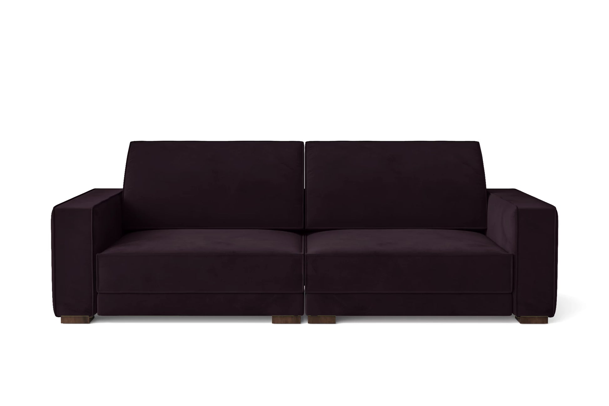 Bolzano 3 Seater Sofa Purple Velvet