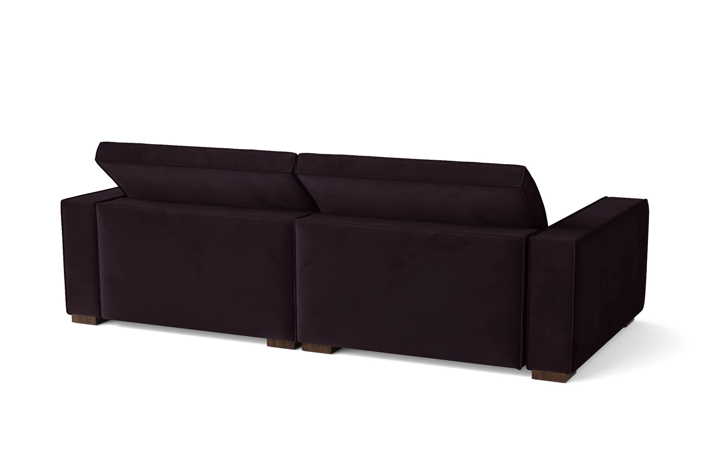 Bolzano 3 Seater Sofa Purple Velvet