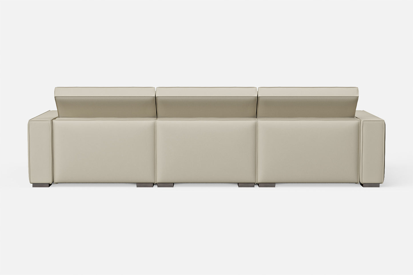 Bolzano 4 Seater Sofa Cream Leather