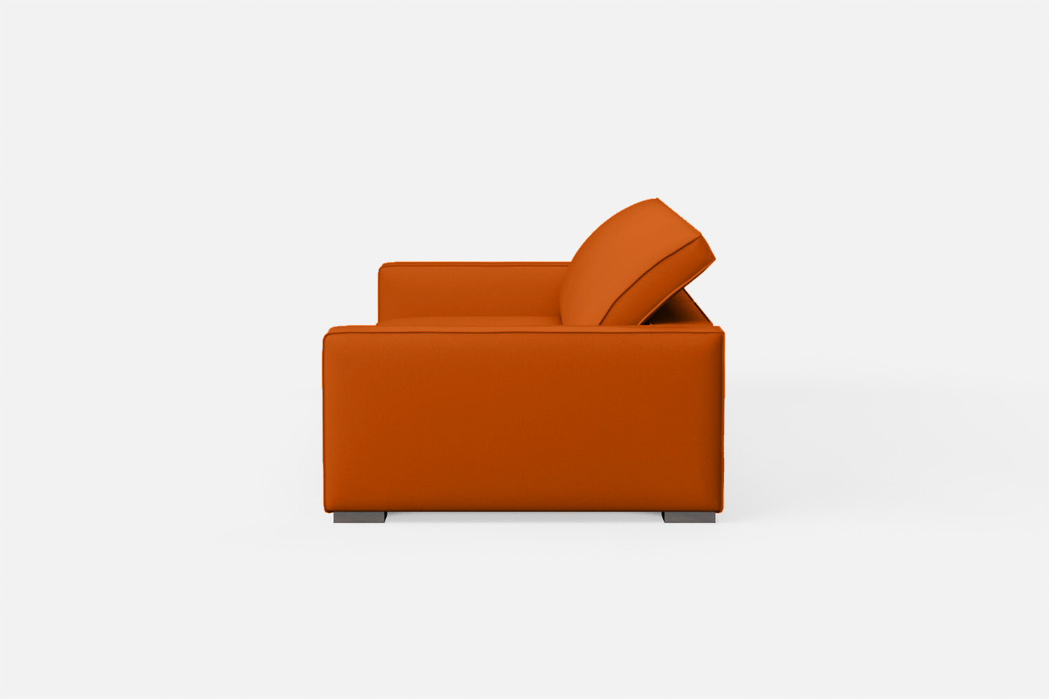 Bolzano 4 Seater Sofa Orange Leather