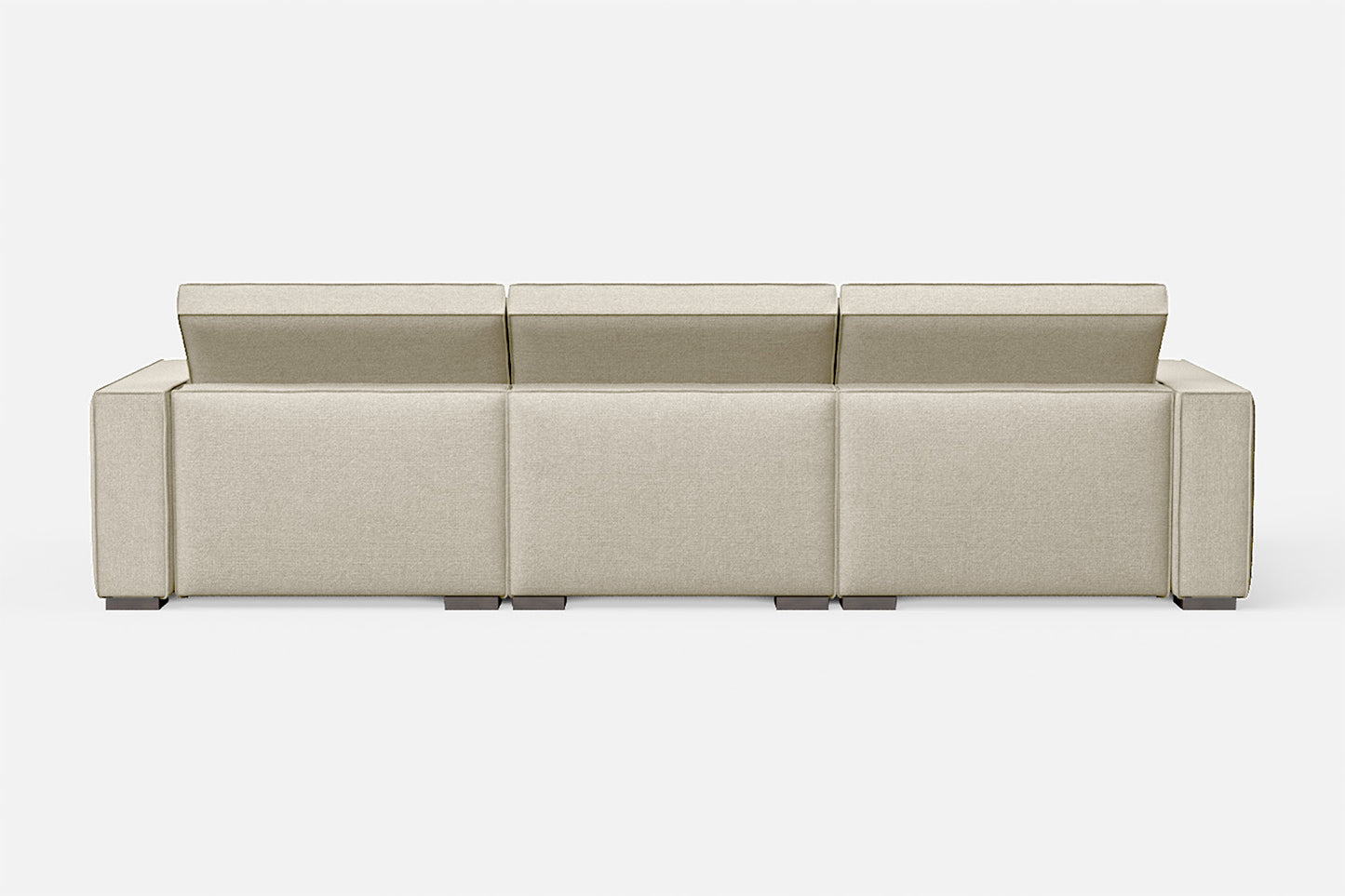 Bolzano 4 Seater Sofa Cream Linen Fabric