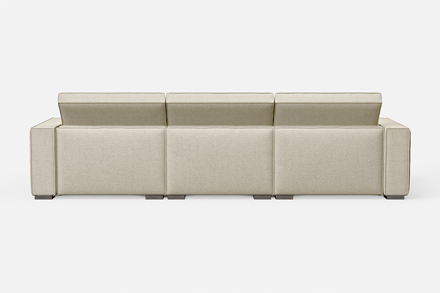 Bolzano 4 Seater Sofa Cream Linen Fabric