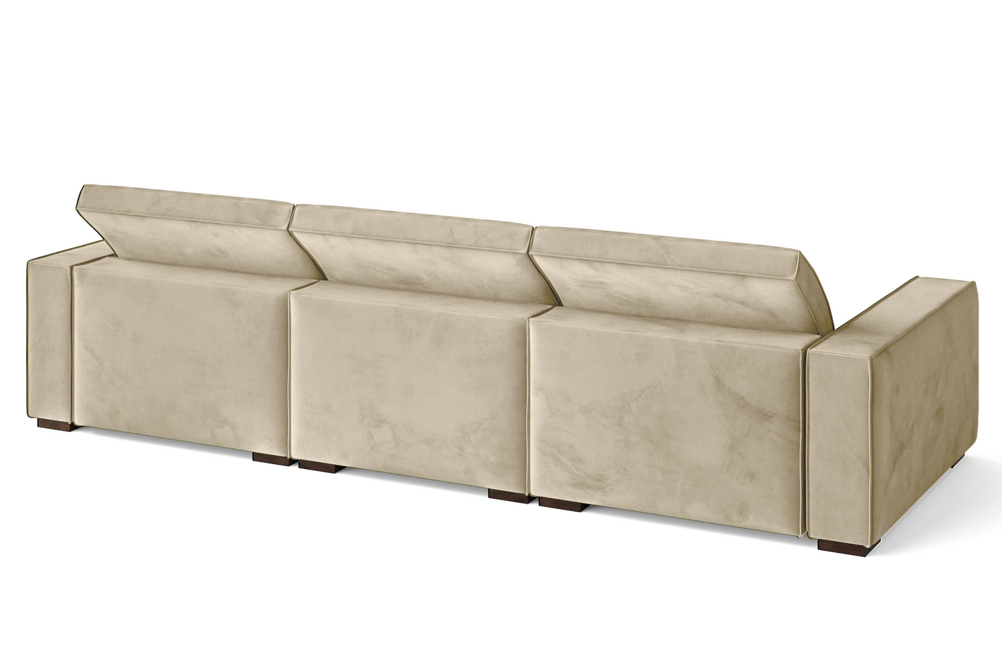 Bolzano 4 Seater Sofa Cream Velvet