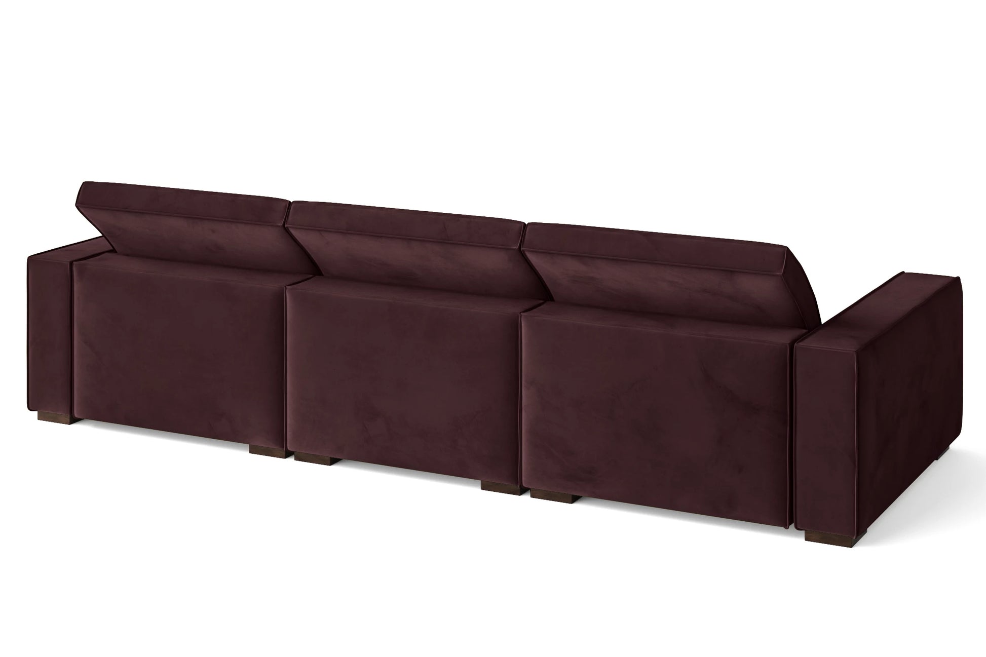 Bolzano 4 Seater Sofa Grape Velvet